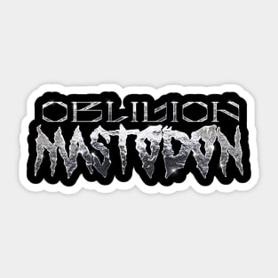 Oblivion Mastodon Sticker